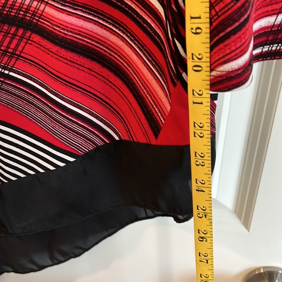 Blouse Red/black pattern. Cato. - Picture 8 of 9